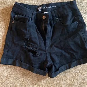 Distressed  (on one side ) shorts!